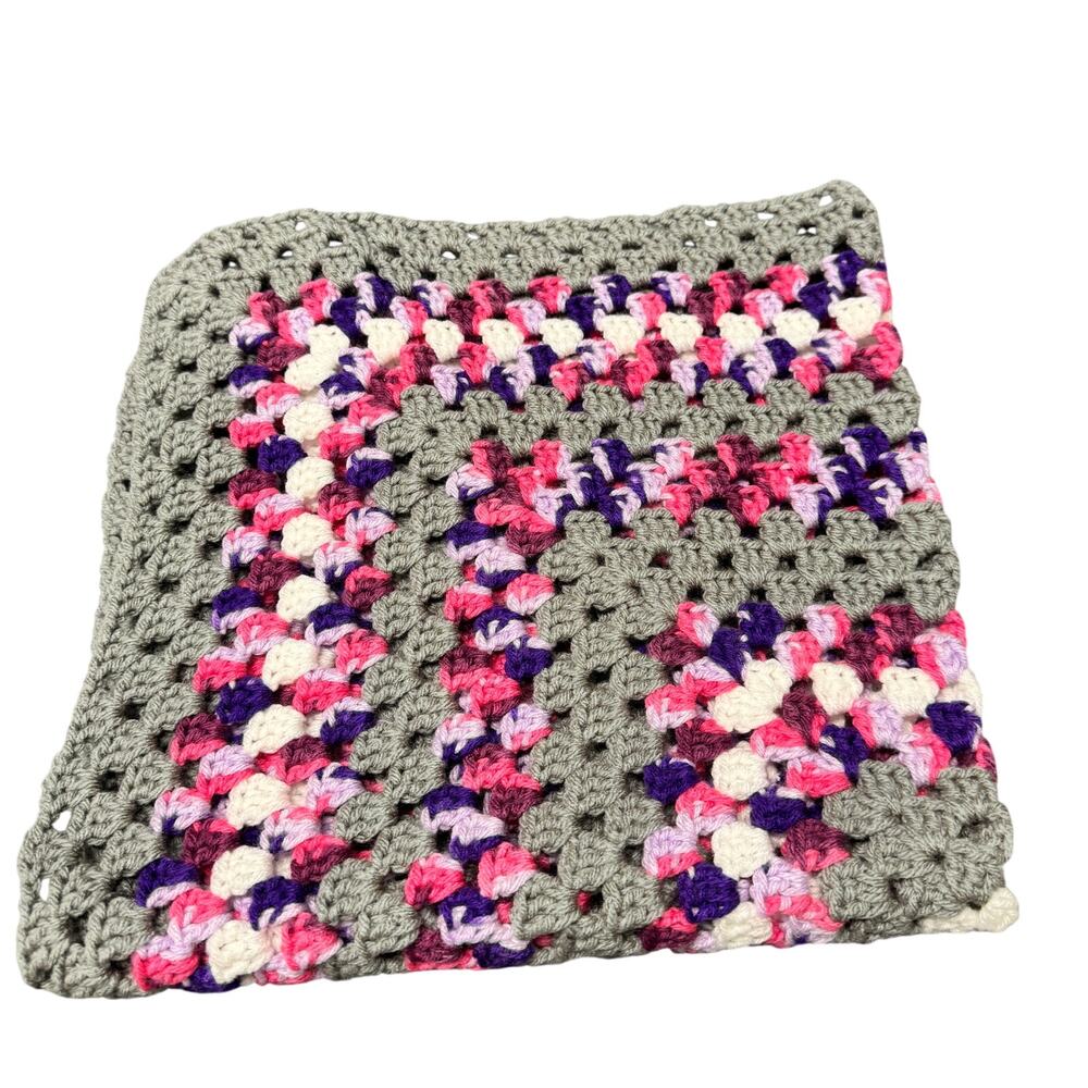 UNISEX Baby Blanket Handmade Classic Retro Look Afghan NWOT STYLE #3599